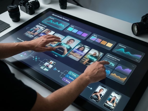 Analyze viral social post formats using Media.io Viral Studio