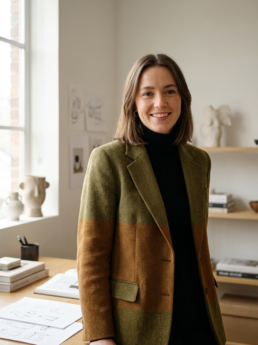 creative professional female avatar for design portfolio