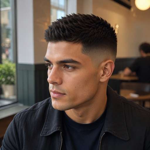 Crew Cut With Mid Fade hairstyle preview