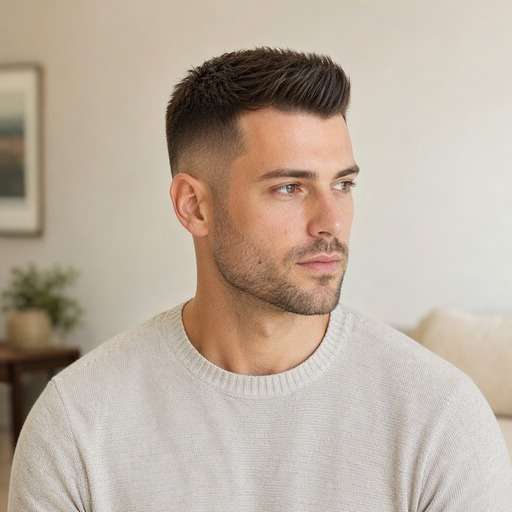 Long Crew Cut hairstyle preview