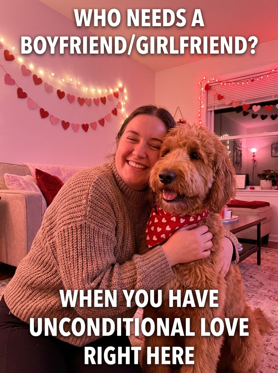 Dog is My Valentine Meme