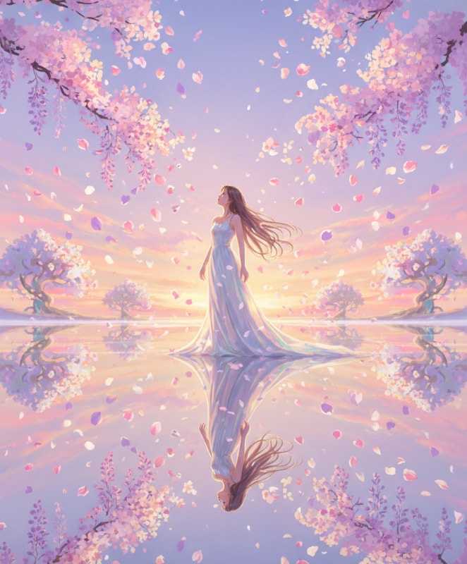 Dreamy Floating Petals Spring 8