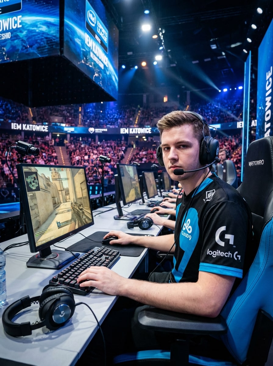 esports professional player avatar