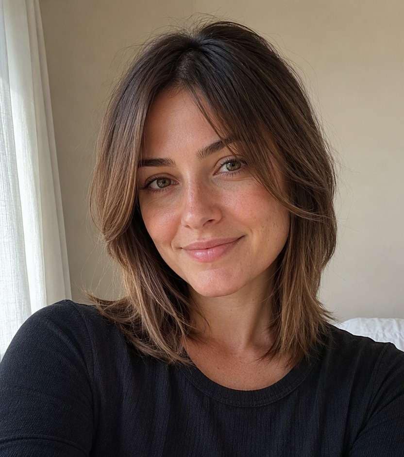 Long Feathered Bangs