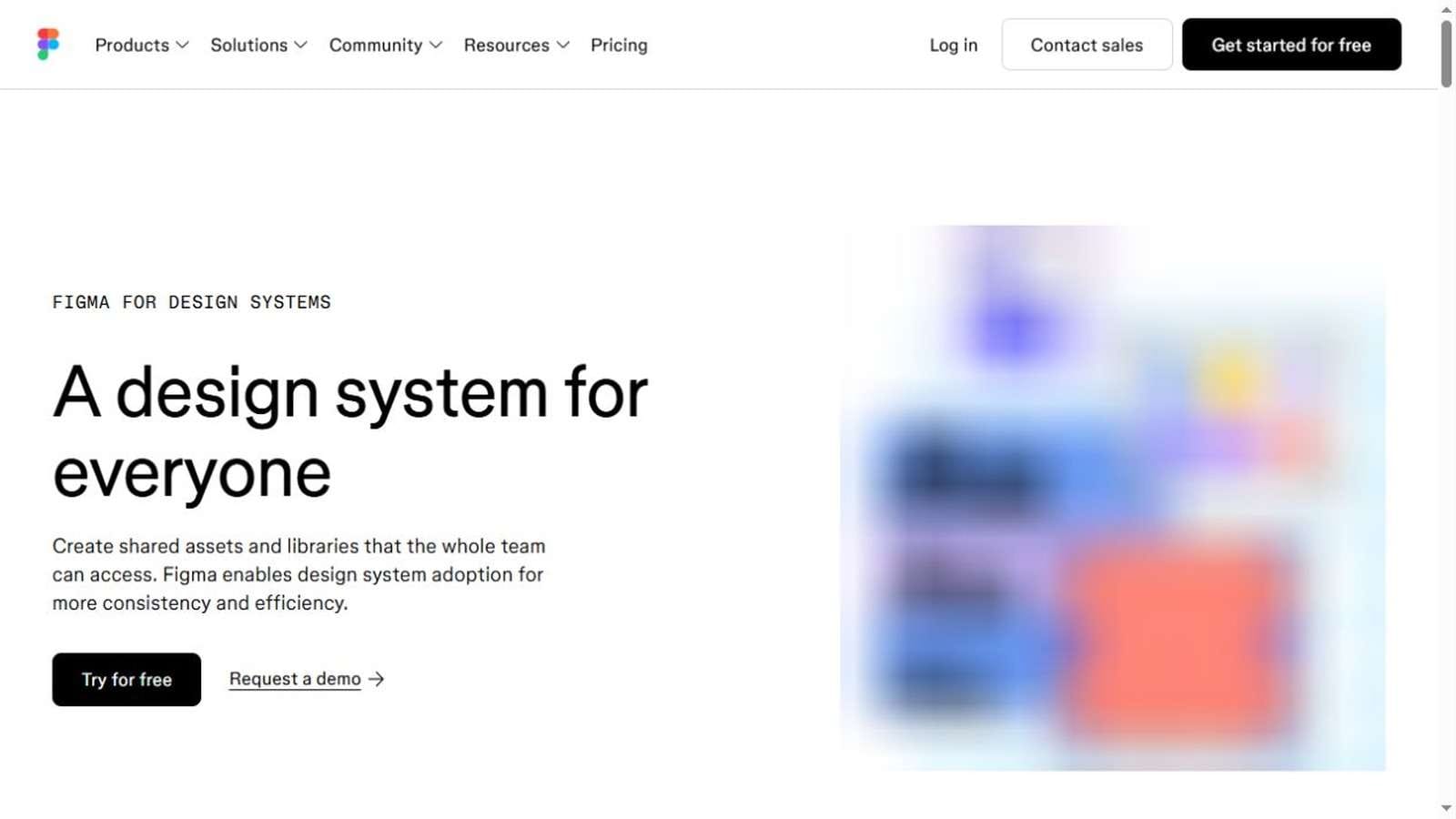 Figma design systems official interface example for brand libraries