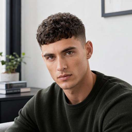 French Crop With Curly Texture hairstyle preview