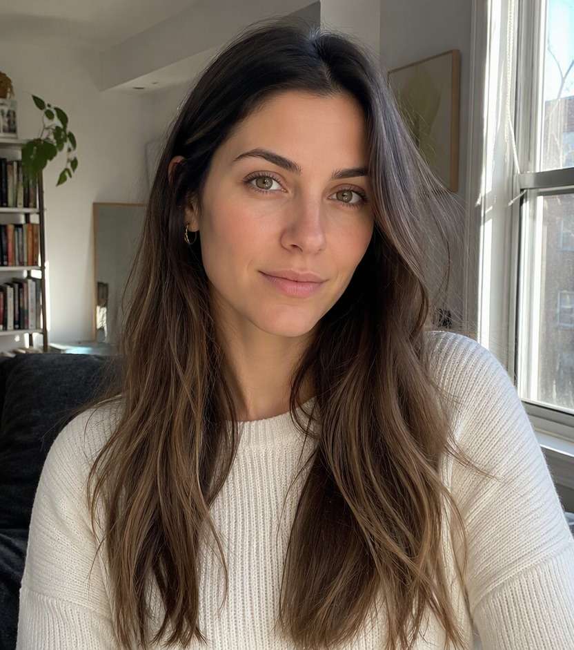 Original hairstyle before editing