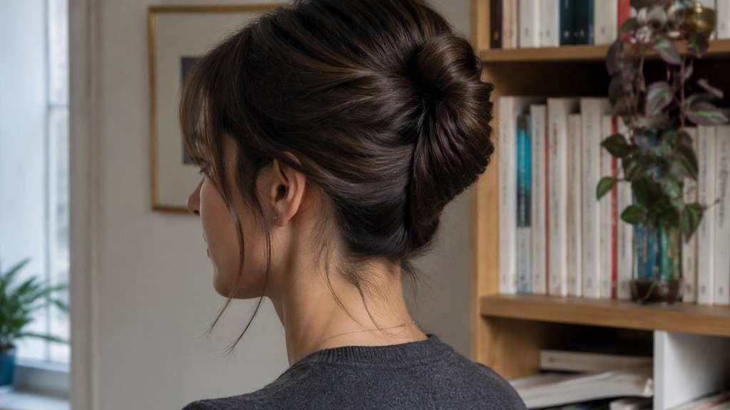 Loose French Twist hairstyle