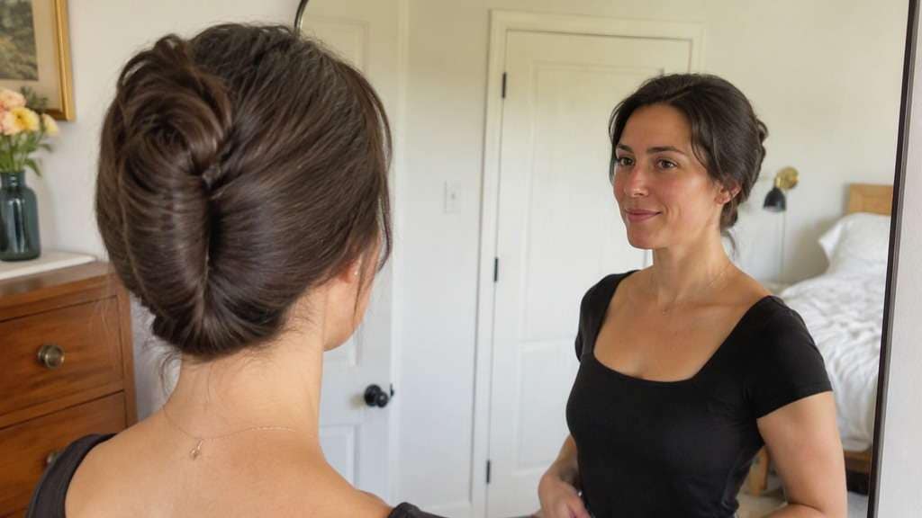 Low French Twist hairstyle