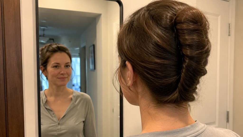 Textured French Twist hairstyle