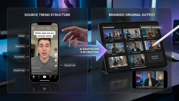 Recreate TikTok-style humor with AI