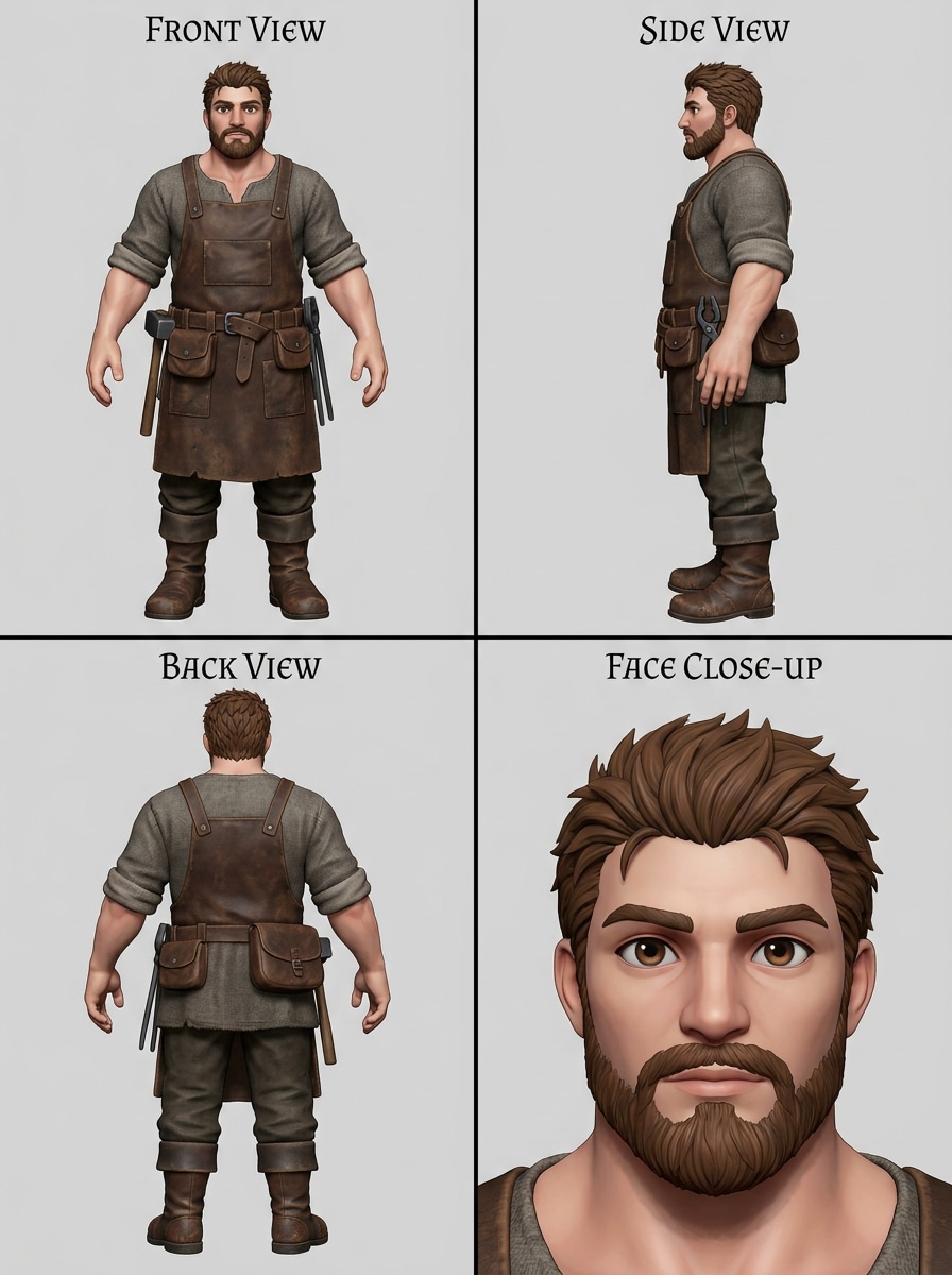 Game NPC Character Reference