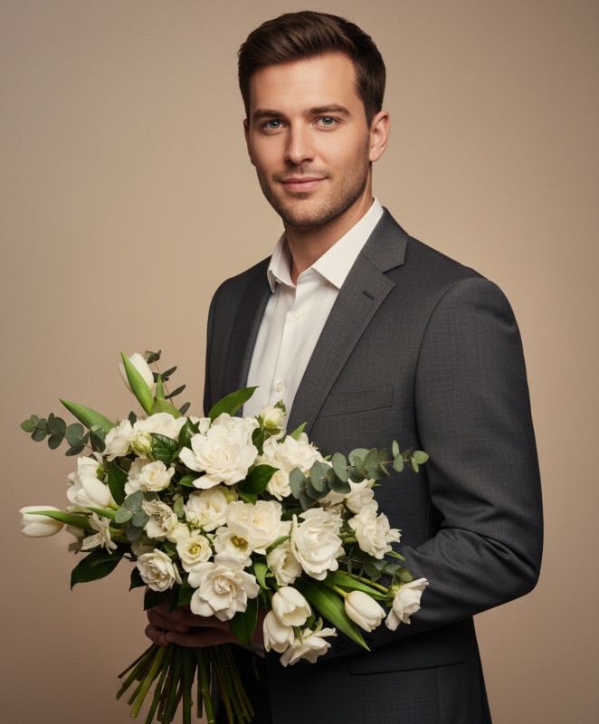 Gemini Flower Bouquet Studio Boy 12