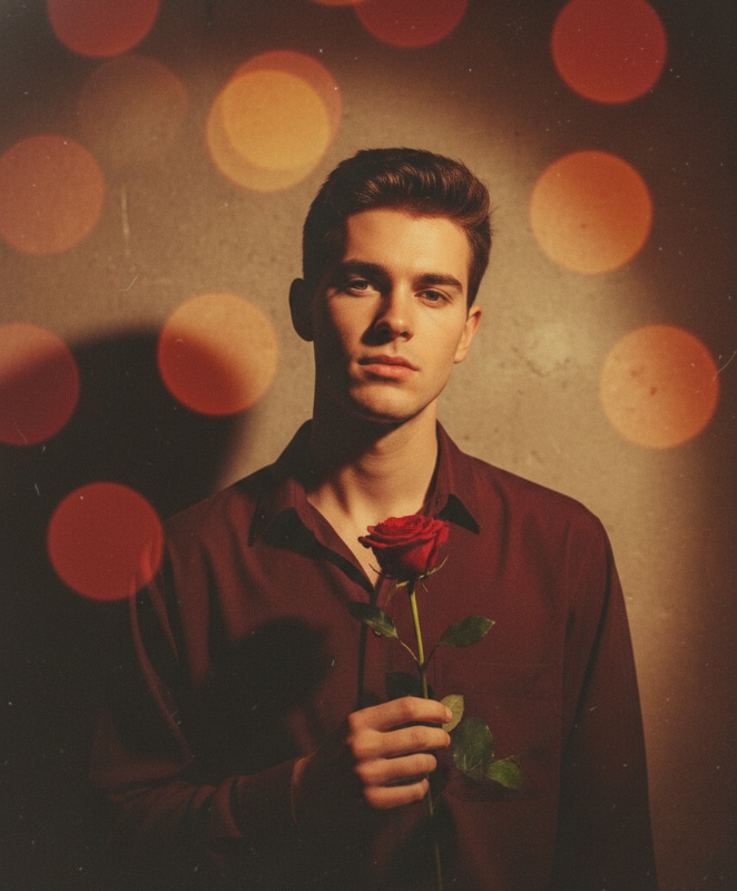 Gemini Red Rose Retro Boy 4