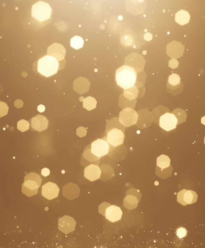 Gold Bokeh Blur
