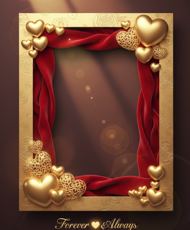 Golden Romance Frame