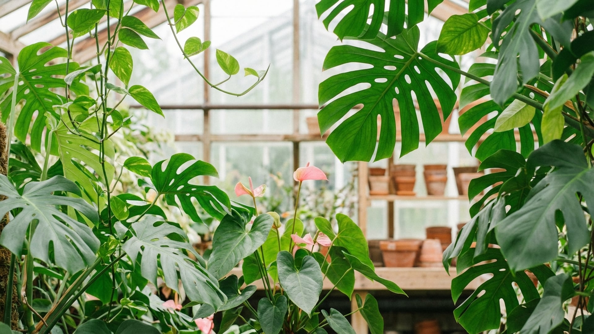 Green Plant Lush Leaves