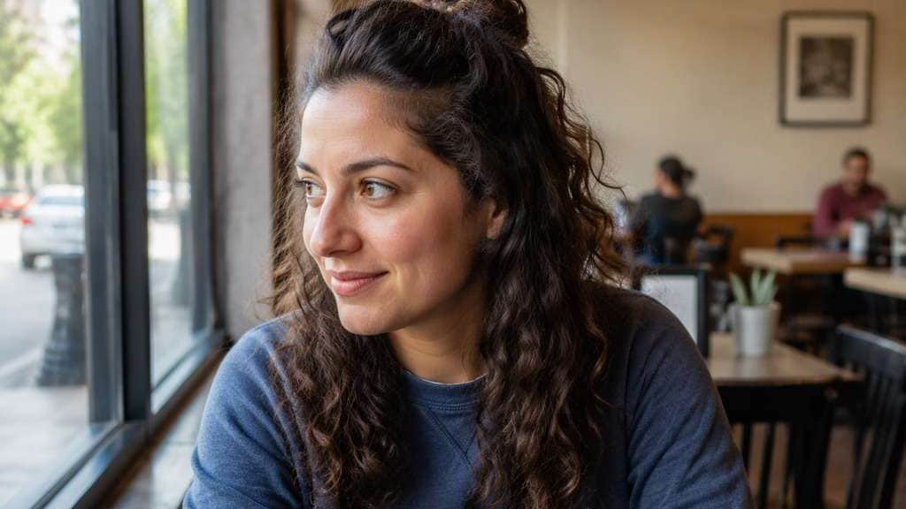 Half Up With Loose Curls hairstyle