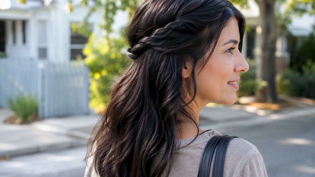 Twisted Half Up Hairstyle hairstyle