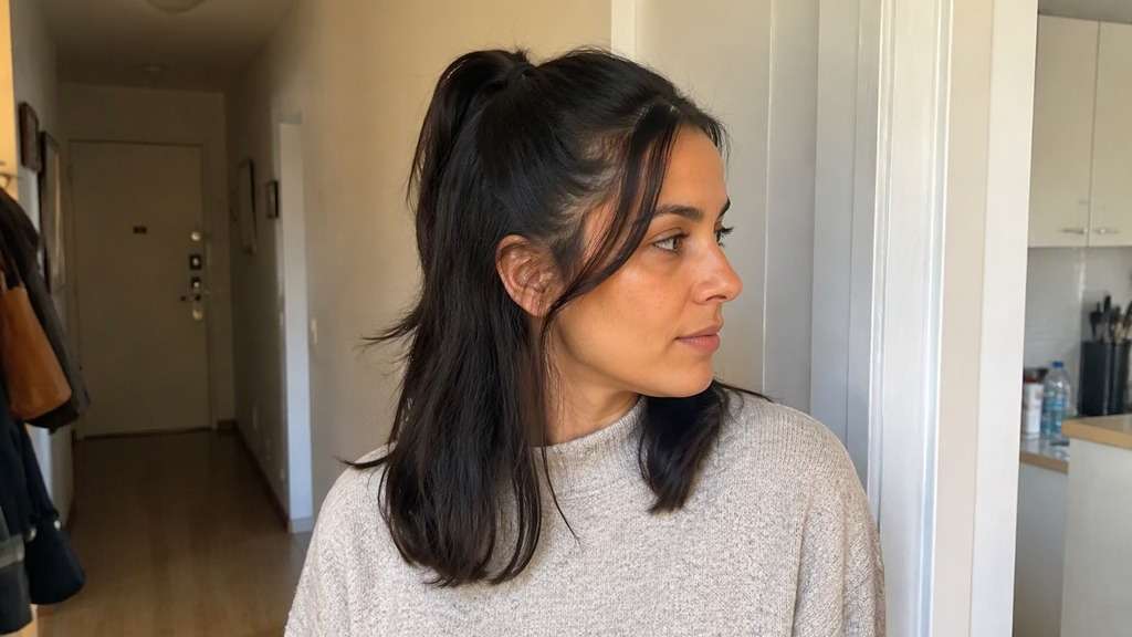 Classic Half Ponytail hairstyle