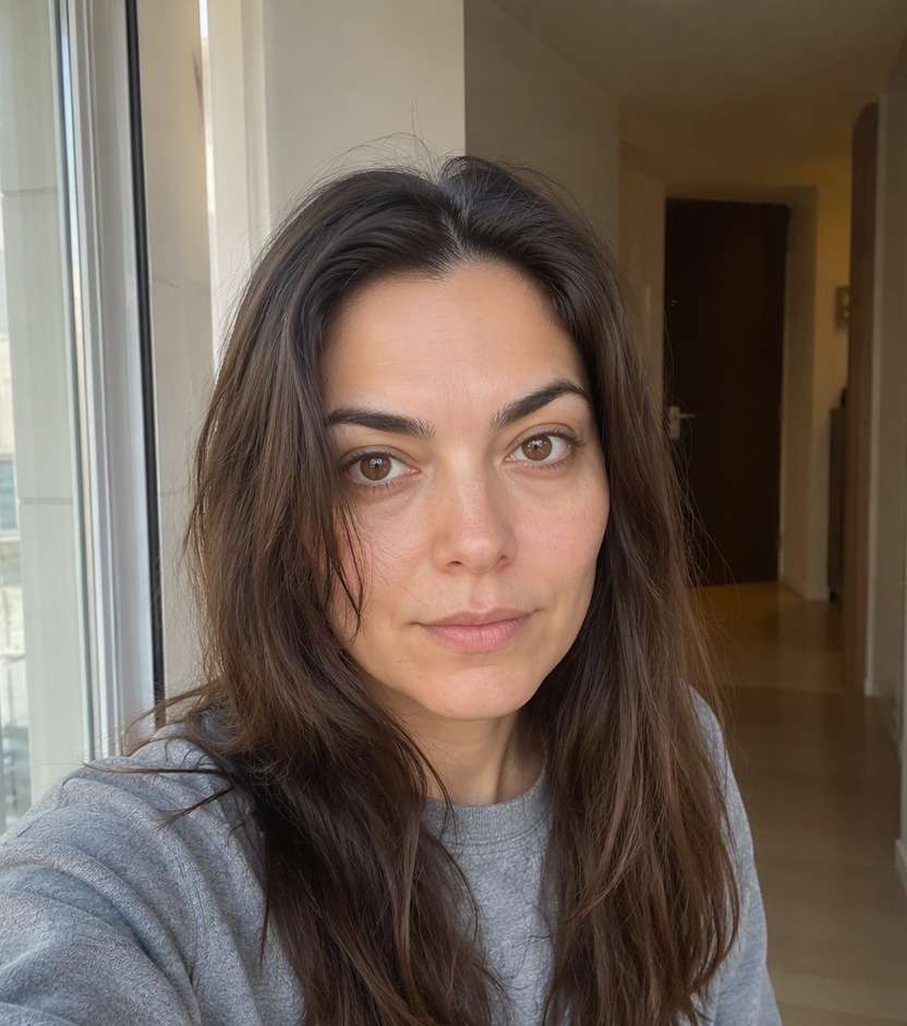 Original hairstyle before editing