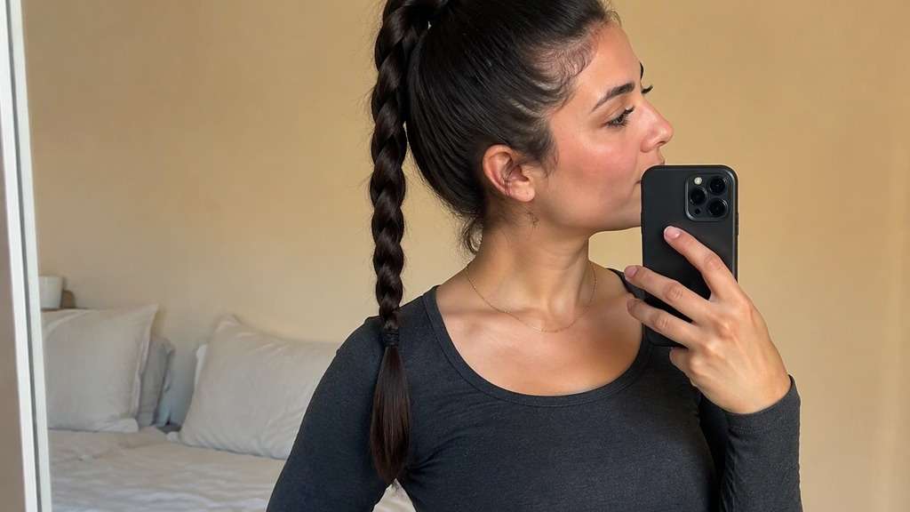 High Braided Ponytail hairstyle