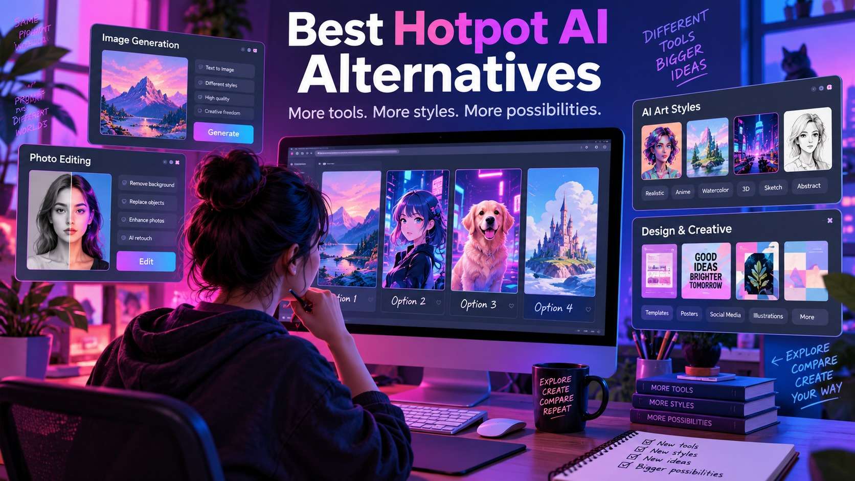 Best Hotpot AI Alternatives for Generating, Editing, and Finishing Images