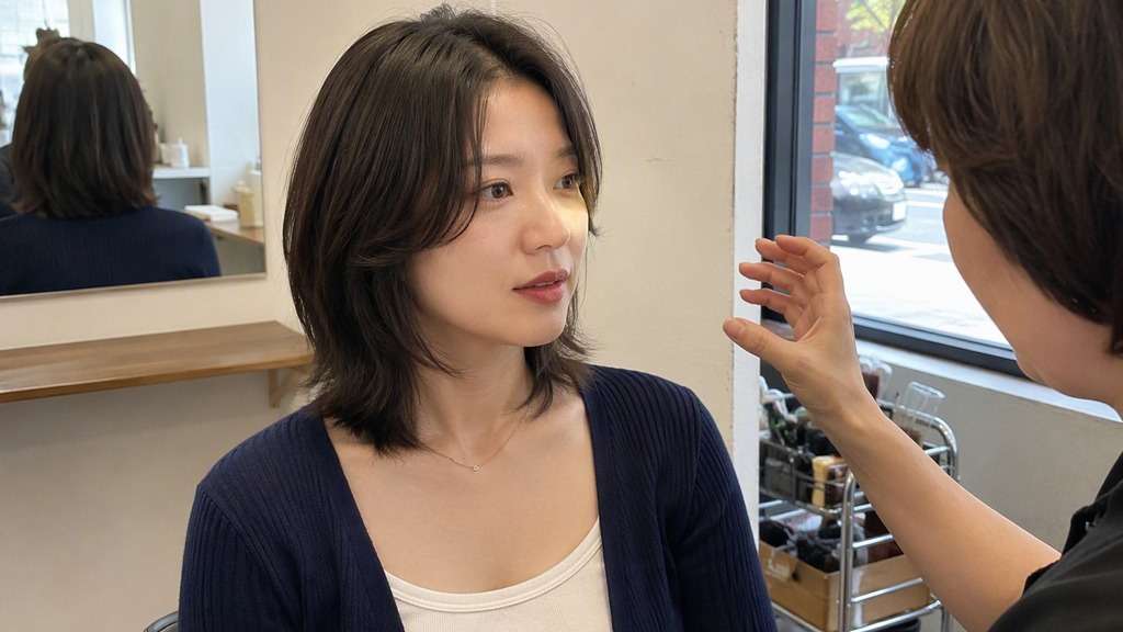 Classic Korean Hush Cut hairstyle