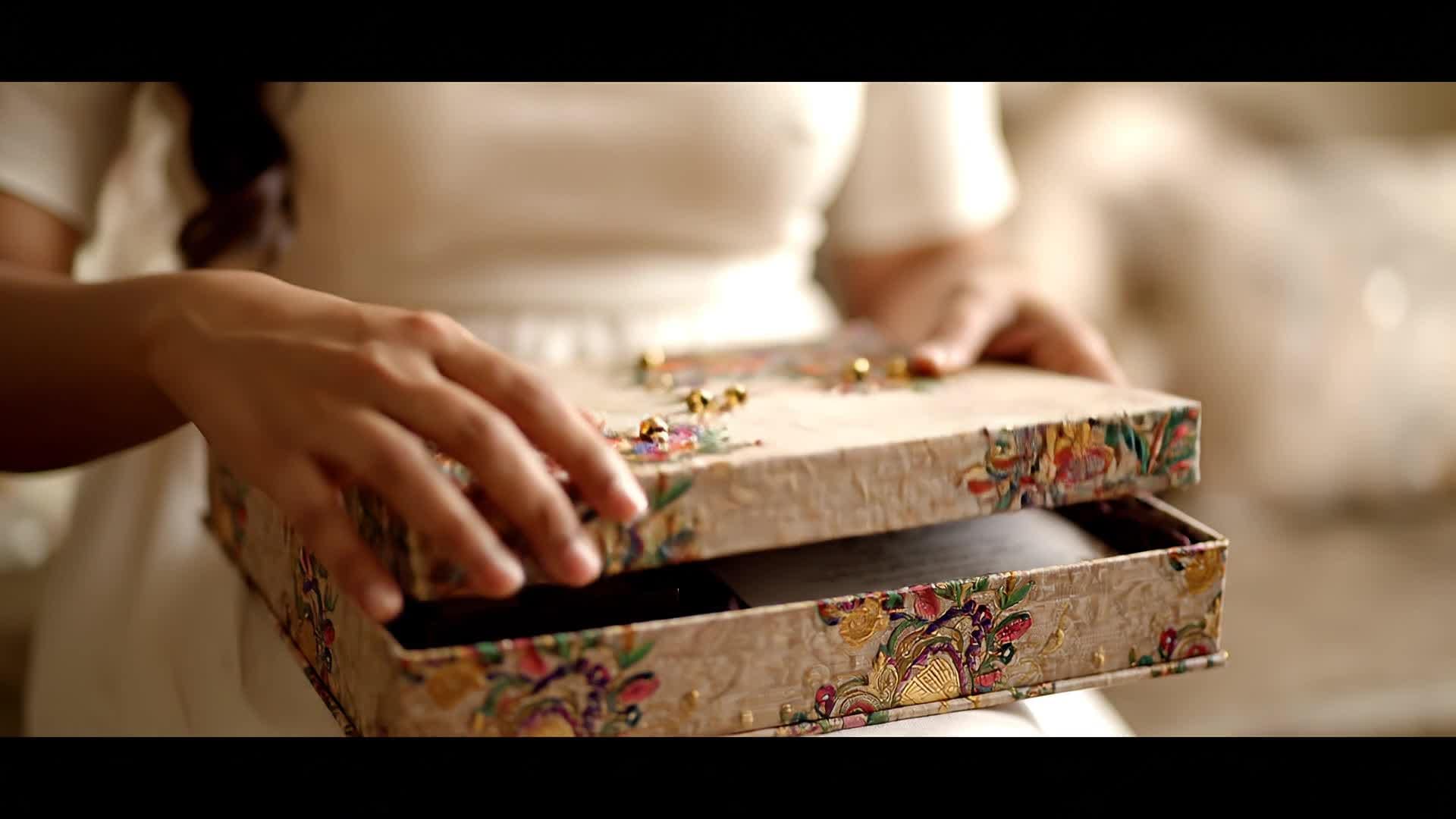 AI-generated motion wedding invite example