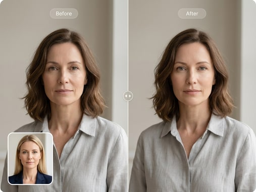 Instagram face swap before and after comparison