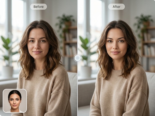Instagram face swap preview image