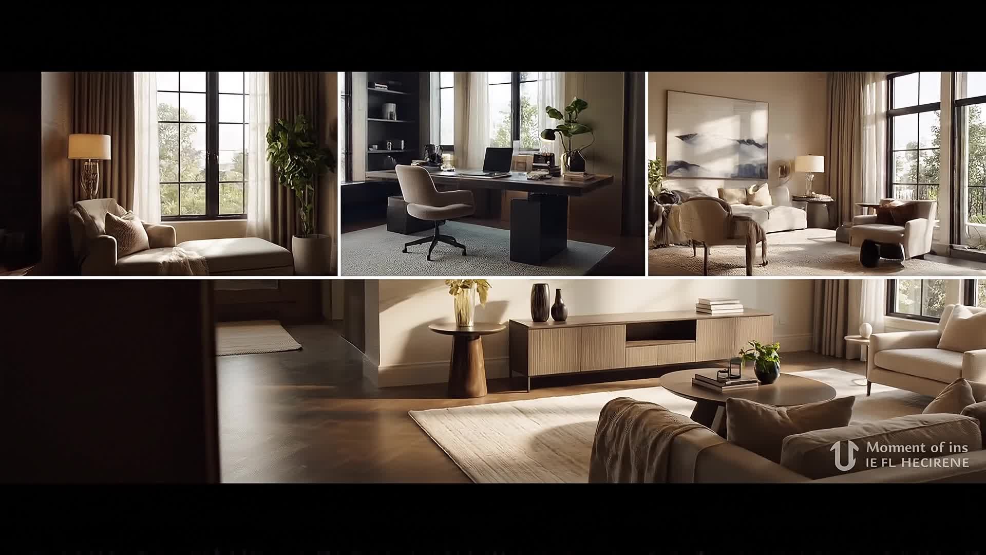 AI-generated interior product showcase clip