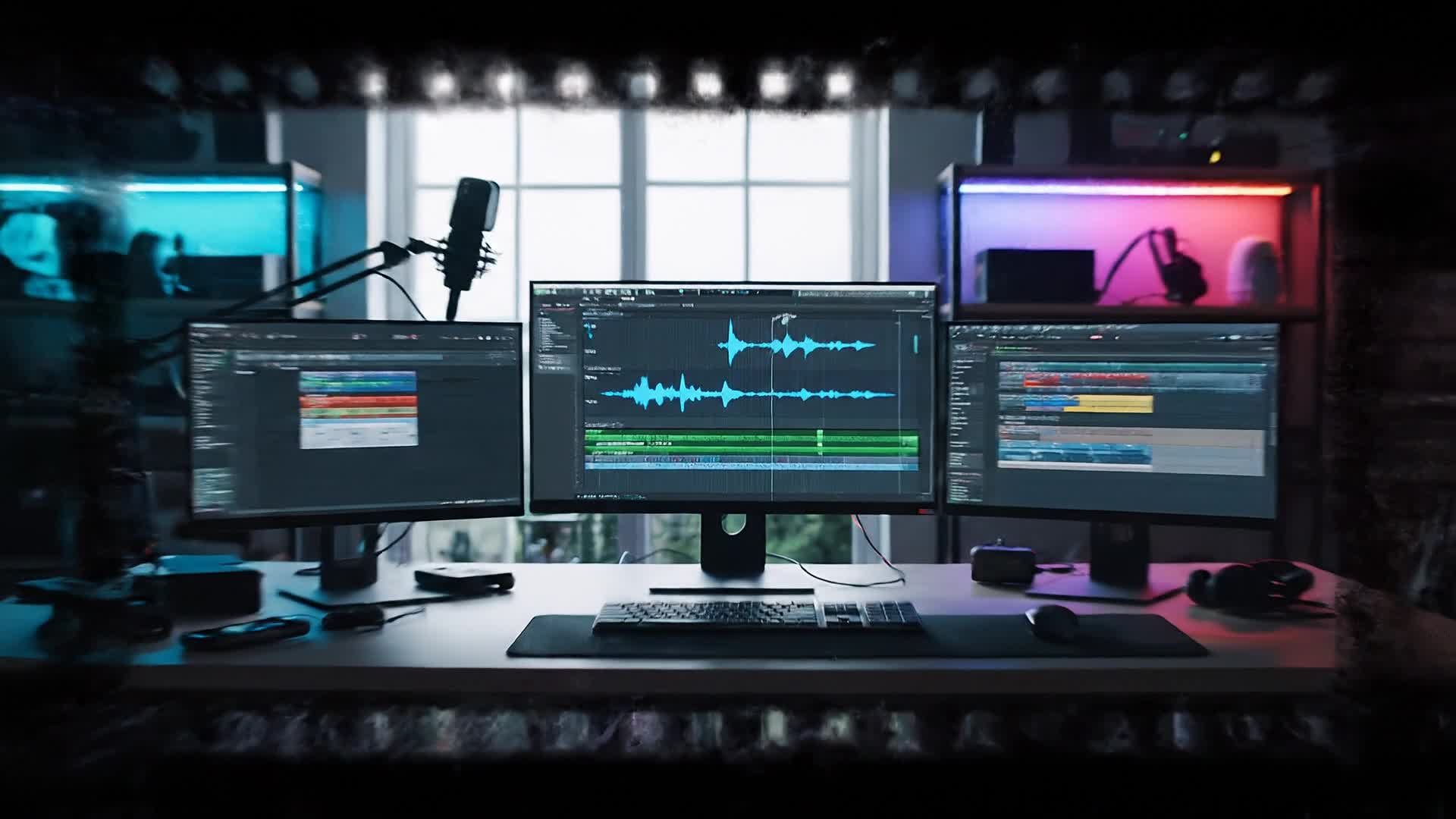 Animated logo intro video