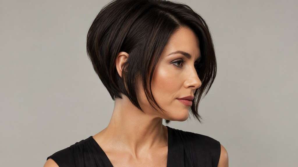 Rounded Crown Stacked Bob