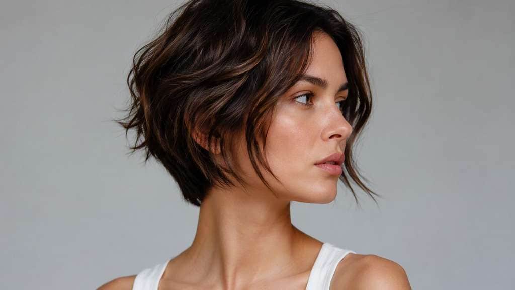 Wavy Inverted Bob