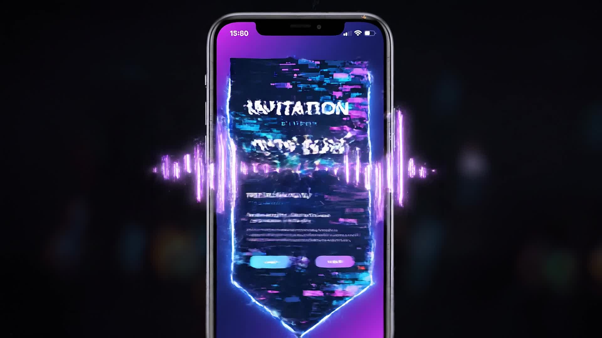 Birthday image to video invitation