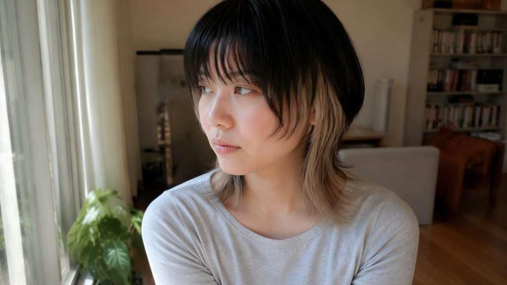 Color Block Jellyfish Haircut hairstyle