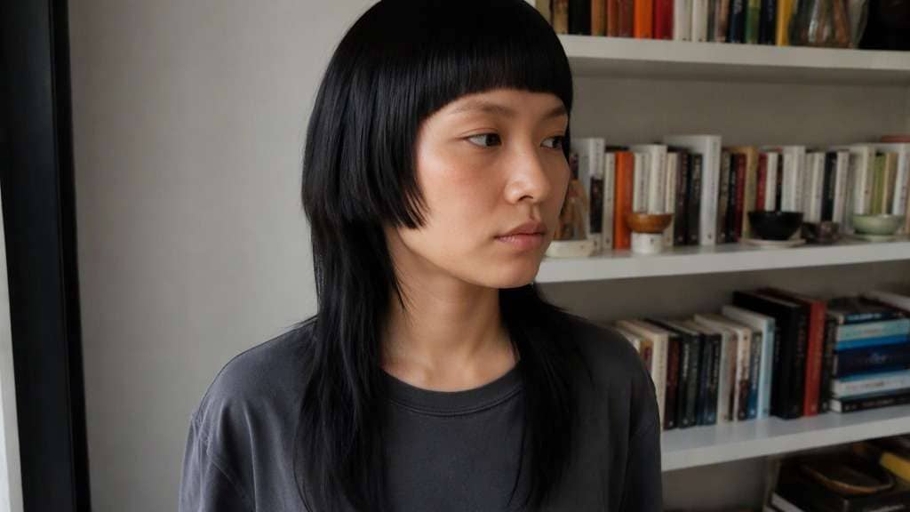 Straight Jellyfish Cut hairstyle