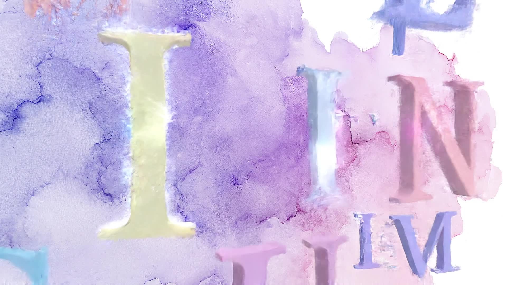 Before and after static image turned motion typography