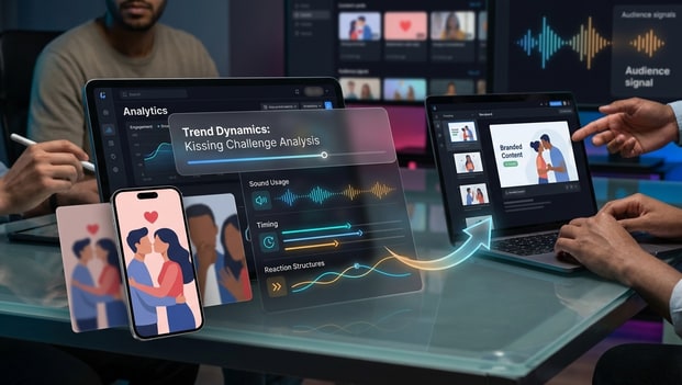 Analyzing TikTok trend pattern using Media.io Viral Studio