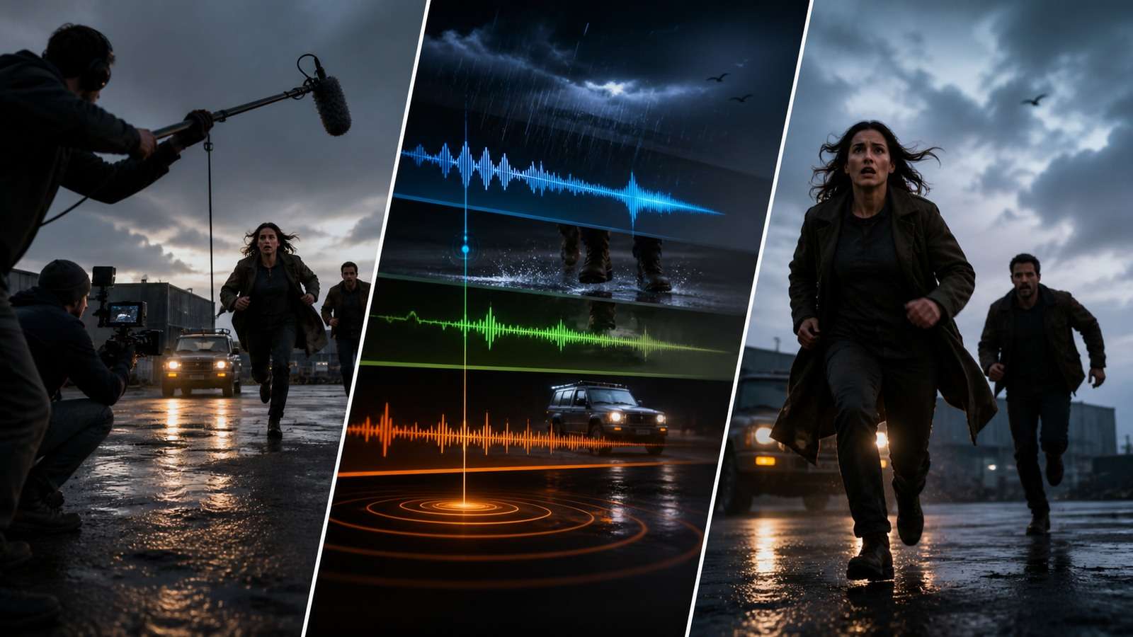 Contextual visual example for Native audio vs post-produced audio