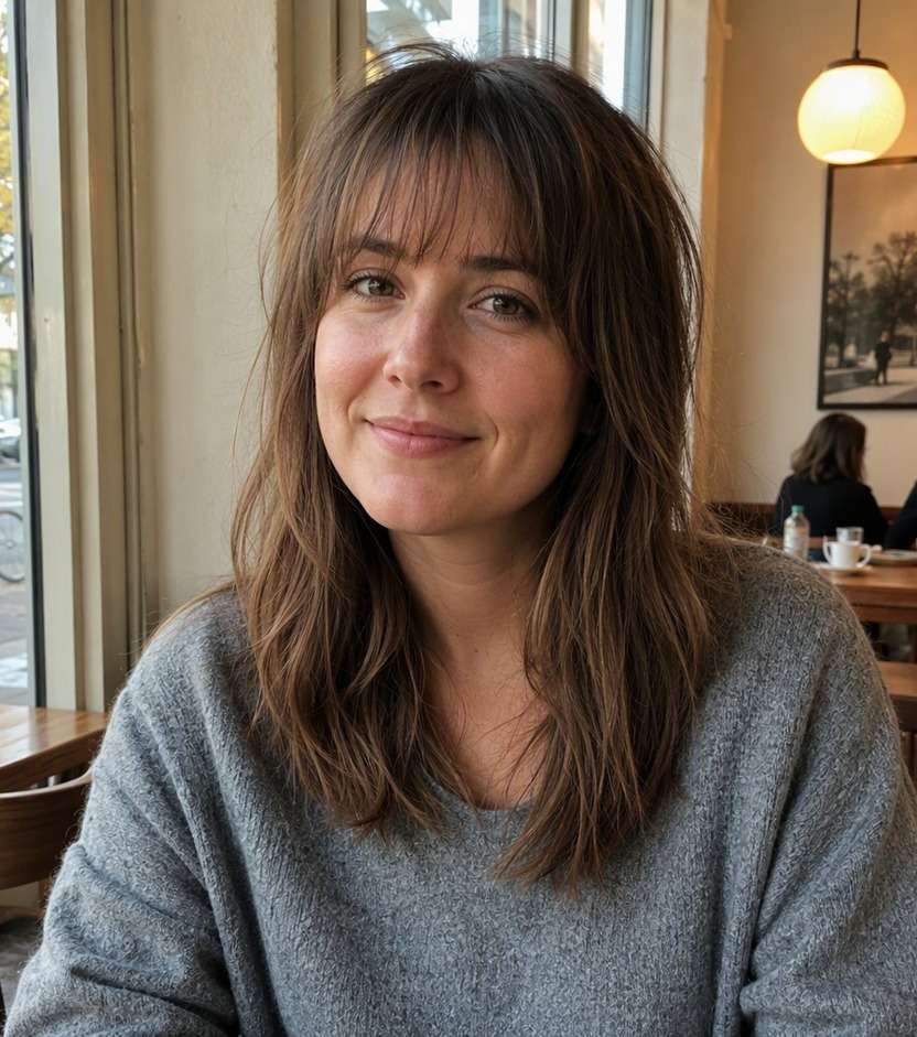 Fine Hair Air Bangs