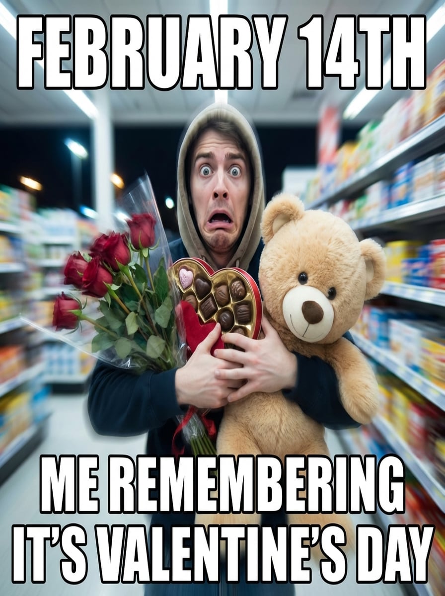Last Minute Valentine Meme