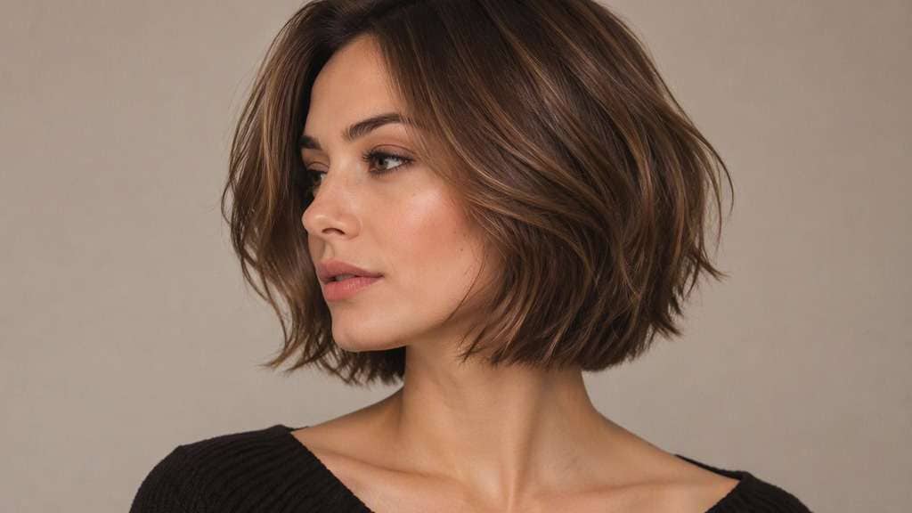 Soft Face Framing Layered Bob