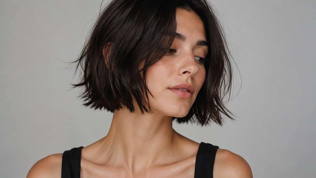 Textured Choppy Bob