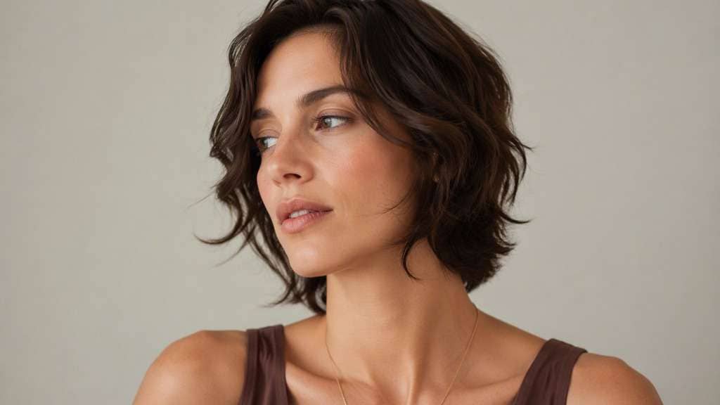 Wavy Layered Bob