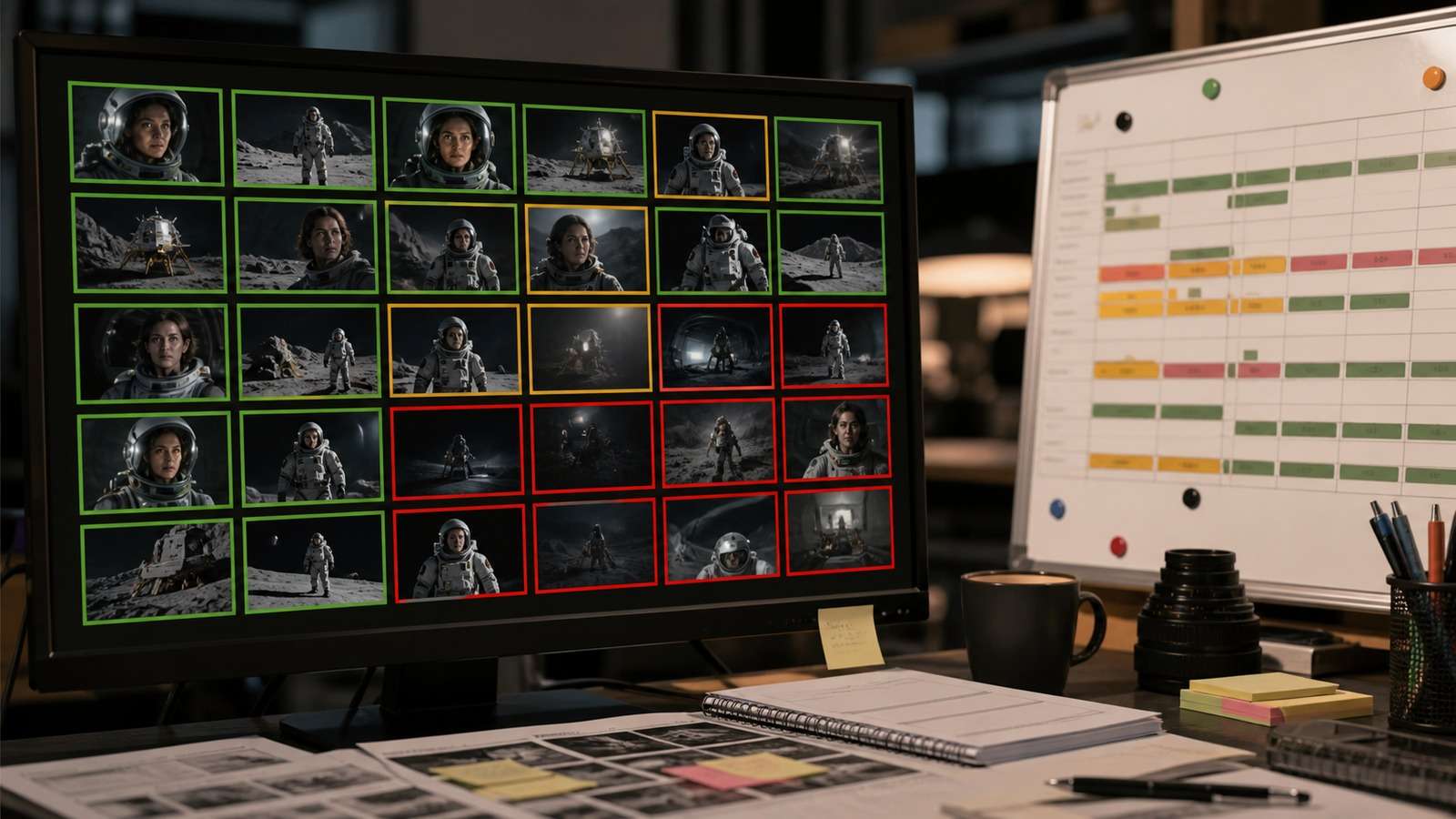 Generated AI video takes classified as usable, repairable, or reject for cost and rework planning