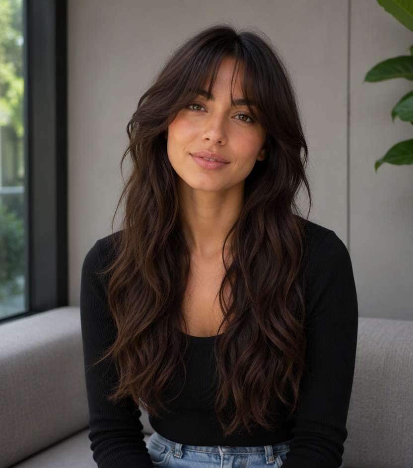 Straight Long Layered Finish hairstyle preview