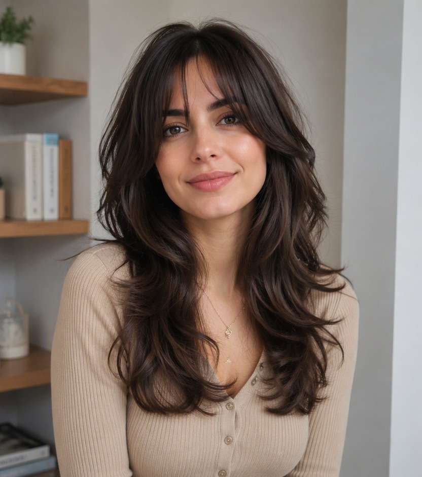 Wavy Long Layers hairstyle preview