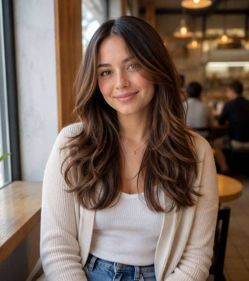 Relaxed Air-Dried Layers hairstyle preview
